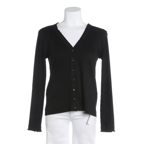 Strickjacke, in Schwarz, Baumwolle, Marc Cain