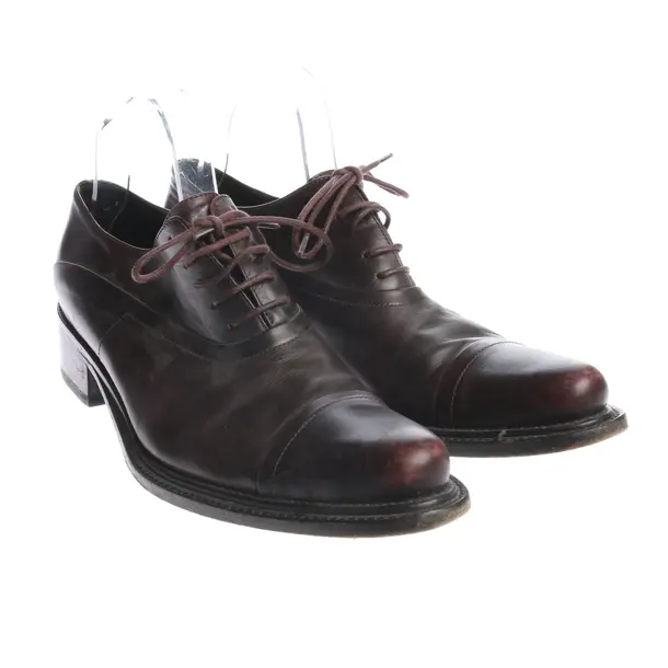 Halbschuhe, in Dunkelbraun, Prada