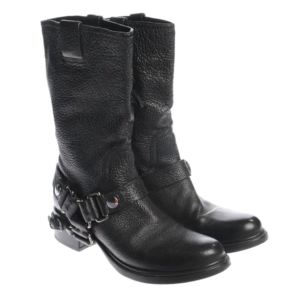 Biker Boots, in Schwarz, Miu Miu