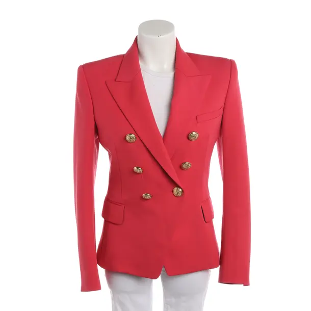 Blazer, in Red, Wool, Balmain