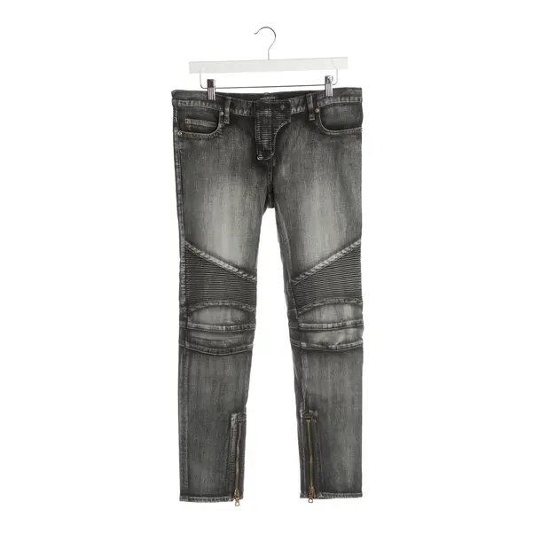 Jeans skinny, in Grigio, Cotone, Balmain