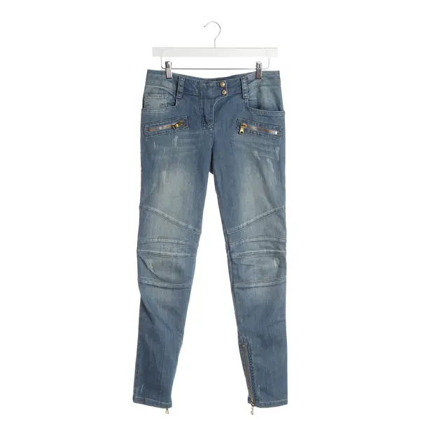 Skinny Jeans, in Blue, Cotton, Balmain