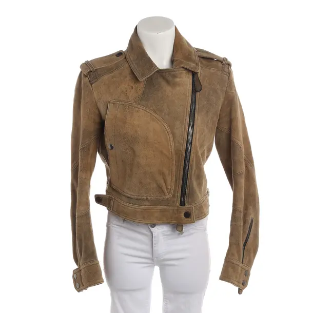 LeatherJacket, in Light Brown, Leather, Burberry Prorsum
