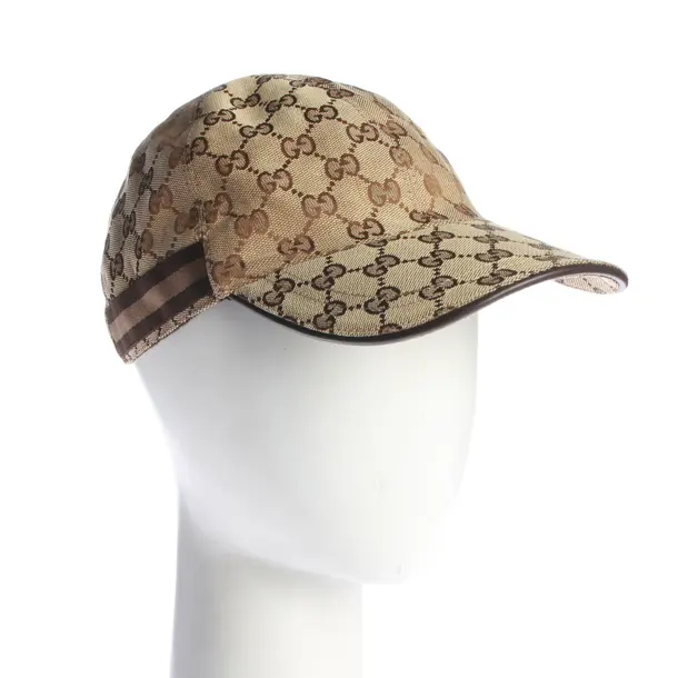 Cap, in Brown, Polyester, Gucci