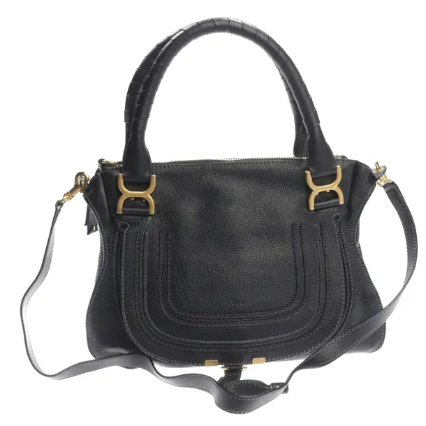 Schultertasche, in Schwarz, Leder, Chloé
