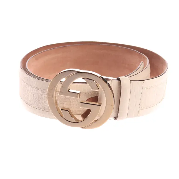 Belt, in Beige, Leather, Gucci