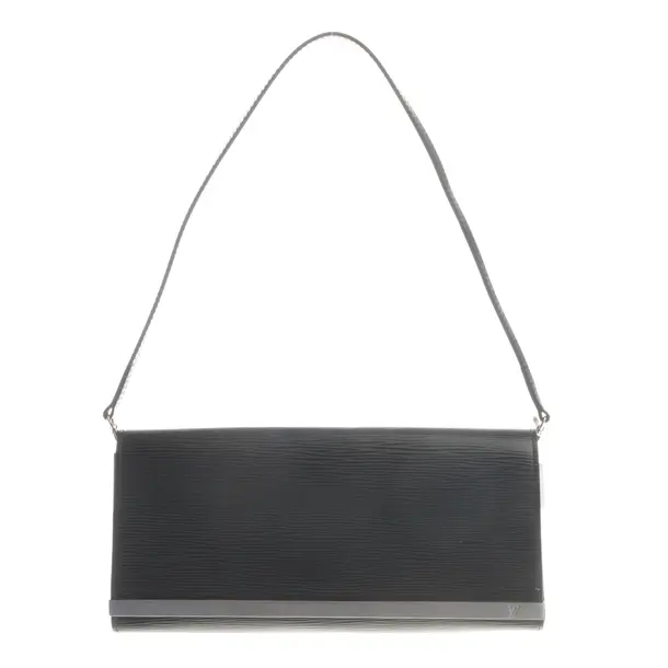 Shoulder Bag, in Black, Canvas, Louis Vuitton