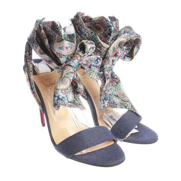 Heeled Sandals, in Blue, Christian Louboutin