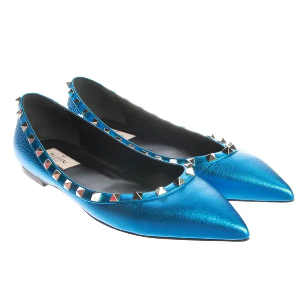Ballerinas, in Blau, Valentino