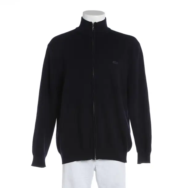 Strickjacke, in Navy, Wolle, Lacoste
