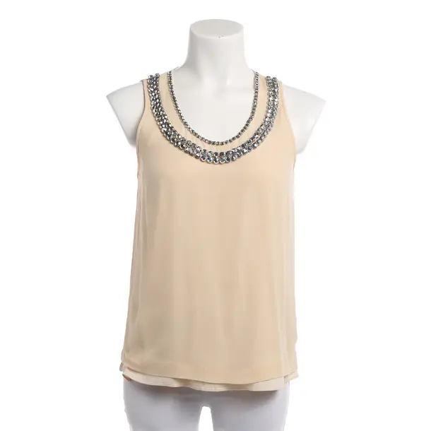 Top, in Beige, Silk, Diane von Furstenberg