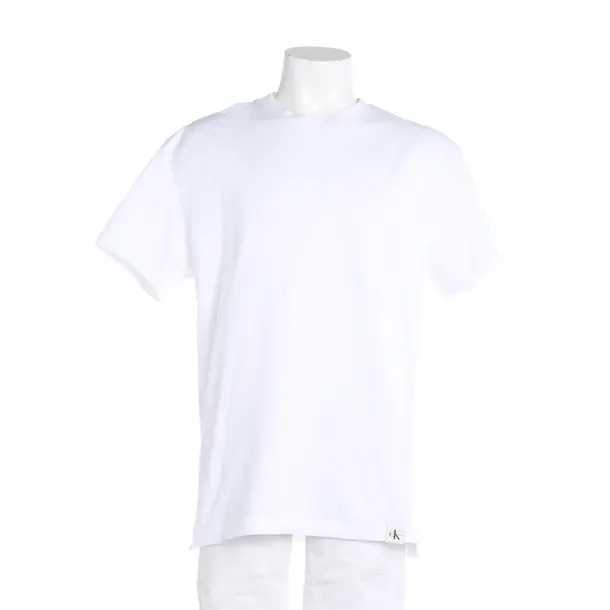 T-Shirt, in Weiß, Baumwolle, Calvin Klein