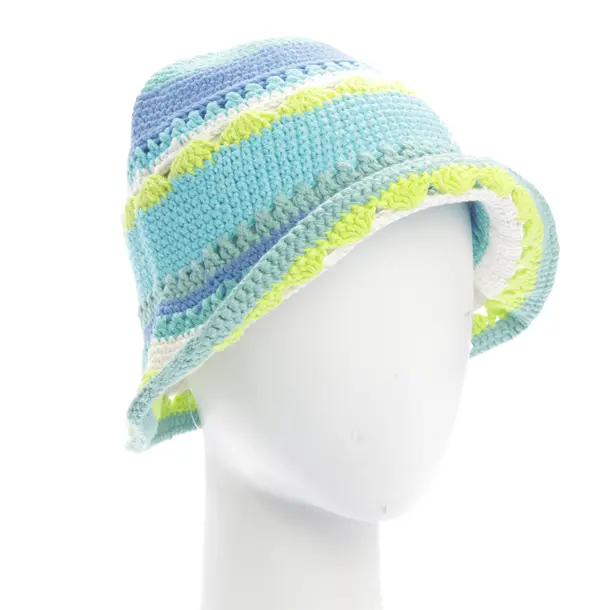 Hat, in Multicolored, Cotton, Ganni