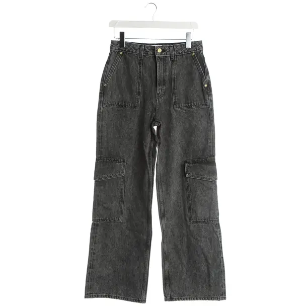 Jeans Boyfriend, in Grau, Baumwolle, Ganni