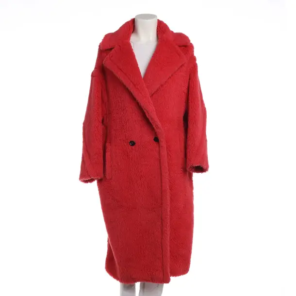 Winter Coat, in Raspberry, Wool, Max Mara