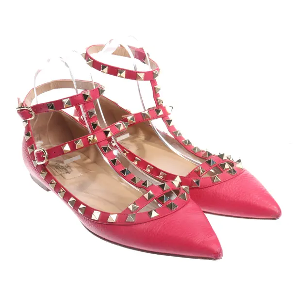 Ballet Flats, in Raspberry, Valentino
