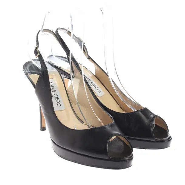 Heeled Sandals, in Black, Jimmy Choo