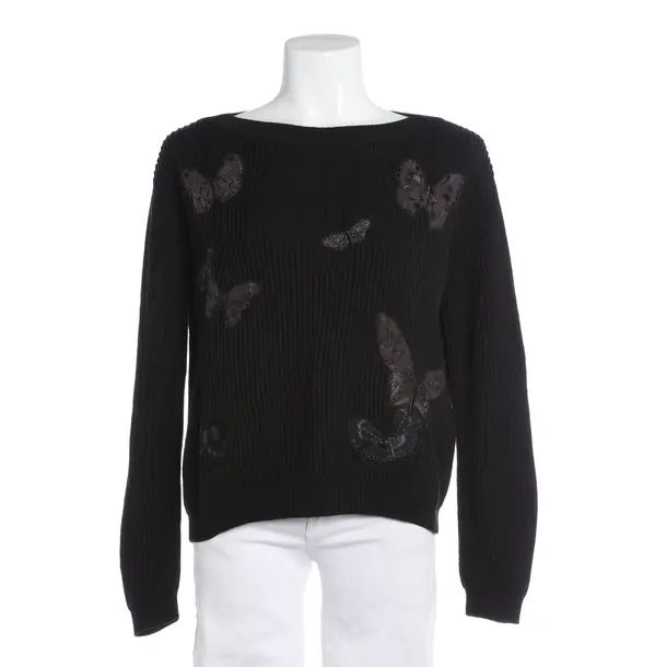 Pullover, in Schwarz, Baumwolle, Valentino