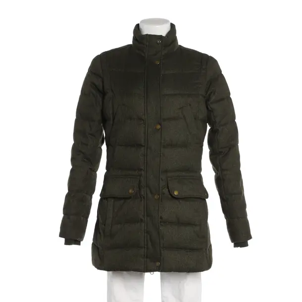 Wintermantel, in Dunkelgrün, Polyester, Barbour