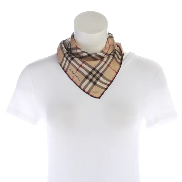 Shawl, in Multicolored, Silk, Burberry