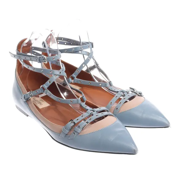 Scarpe basse, in Azzurro, Valentino