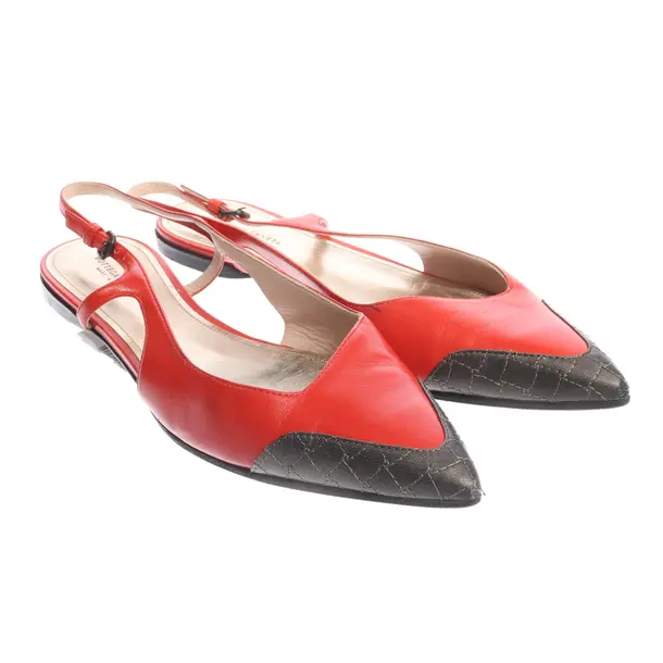 Slingbacks, in Dunkelorange, Bottega Veneta