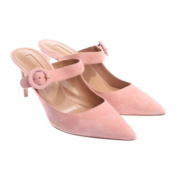 Heeled Mules, in Light Pink, Aquazzura