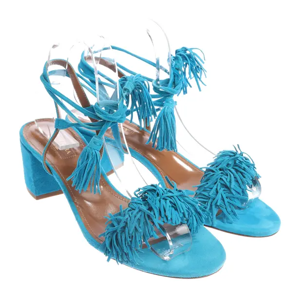 Sandali, in Azzurro, Aquazzura