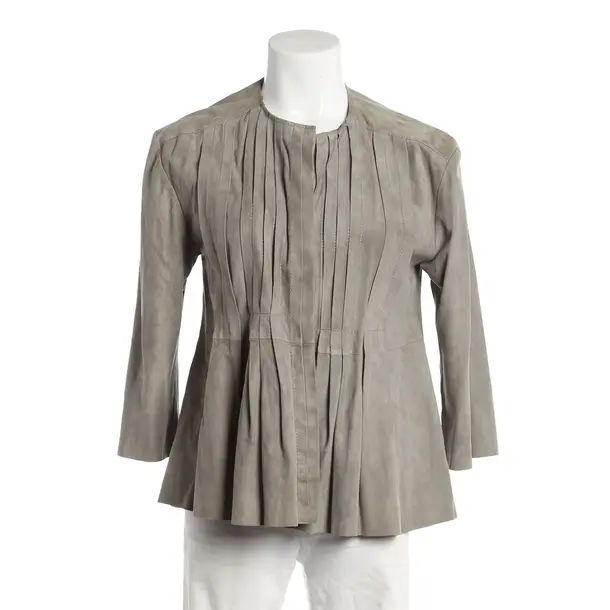 Lederjacke, in Grau, Leder, Iris von Arnim