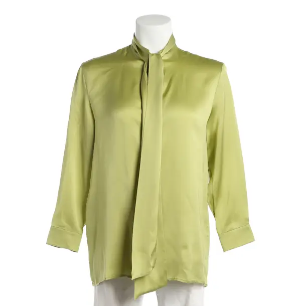 Bluse, in Hellgrün, Seide, Gucci