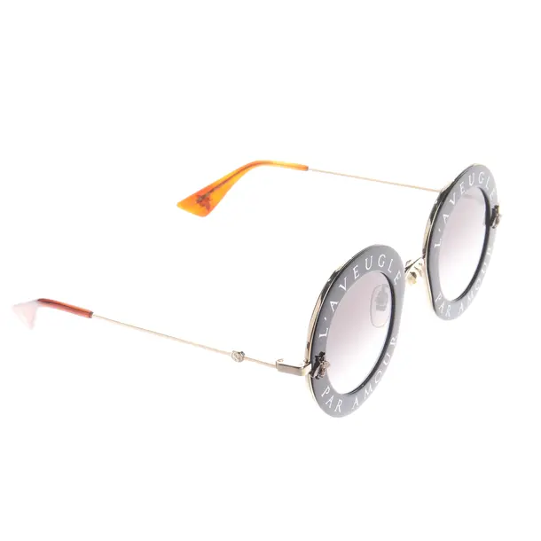 Sonnenbrille, in Mehrfarbig, Kunststoff / Metall, Gucci