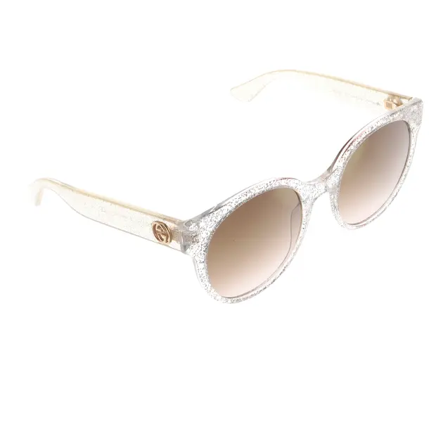 Sonnenbrille, in Transparent, Kunststoff, Gucci
