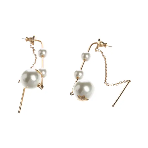 Earrings, in Gold, Metal (metallic, metallized), Dior