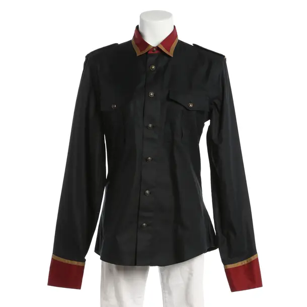 Bluse, in Schwarz, Baumwolle, Gucci