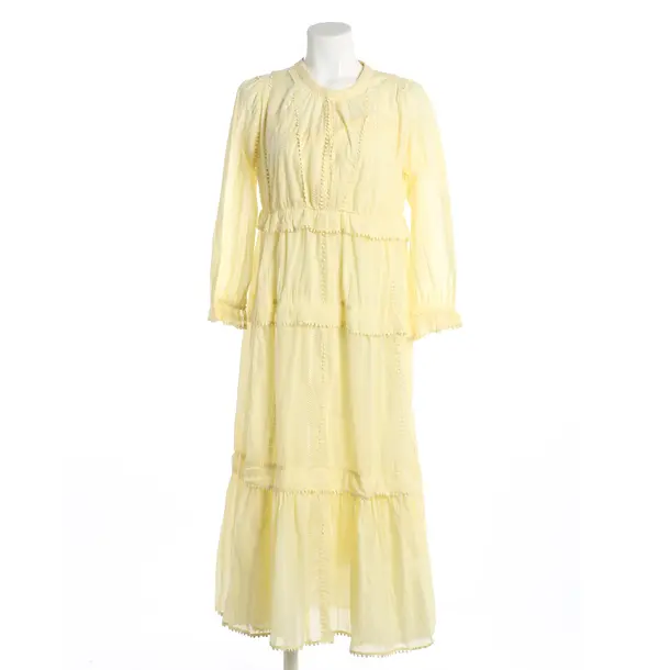 Kleid, in Pastellgelb, Baumwolle, Isabel Marant Étoile