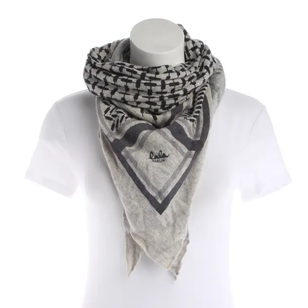Shawl, in Gray, Wool, Lala Berlin