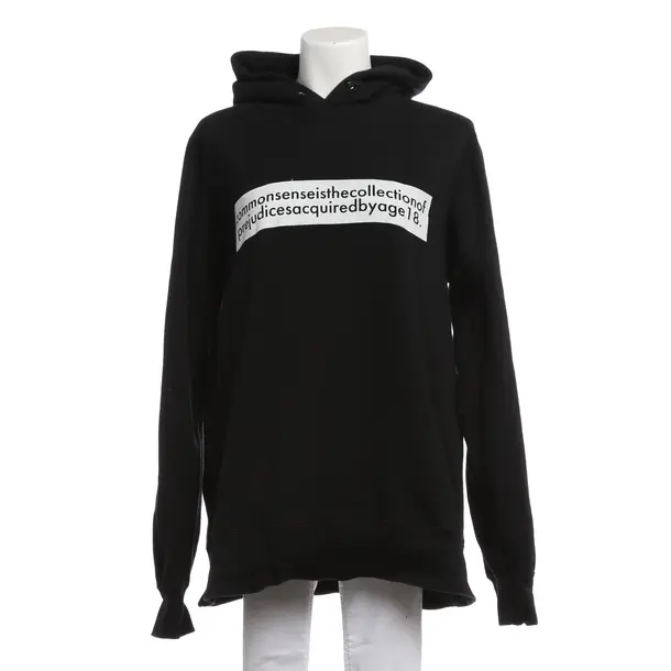 Felpa con cappuccio, in Nero, Cotone, Sacai