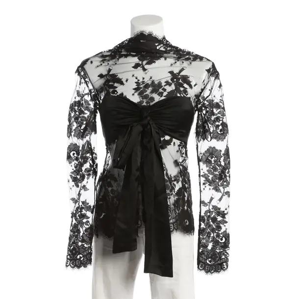 Bluse, in Schwarz, Polyester, Zimmermann