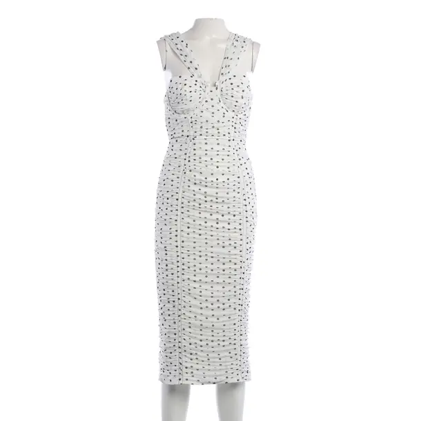 Cocktail Dress, in White, Polyester, self-portrait