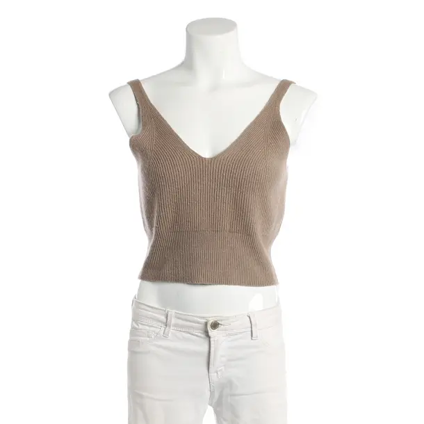 Top, in Brown, Wool, Peserico