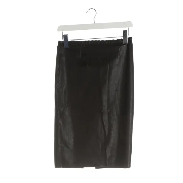 Skirt, in Black, Leather, Stouls