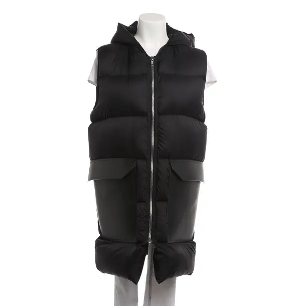 Vest, in Black, Polyimide, Rick Owens