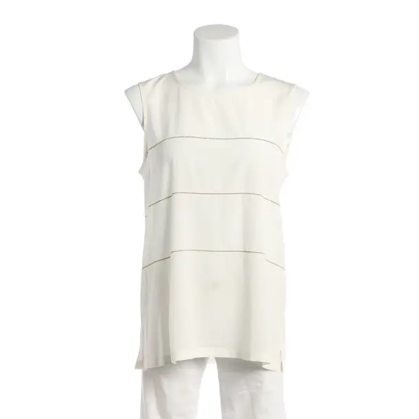 Top, in Cream, Silk, Peserico