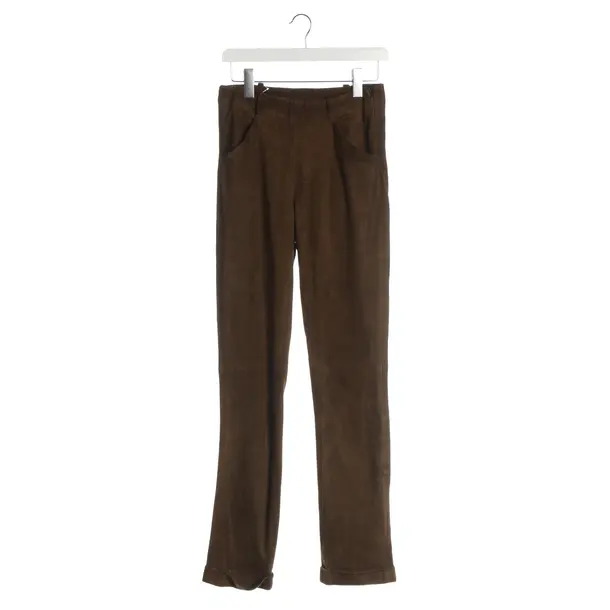 Pantaloni, in Marrone, Pelle, Polo Ralph Lauren