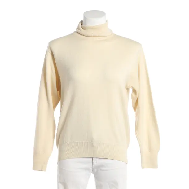 Pullover, in Cream, Wolle, Gran Sasso