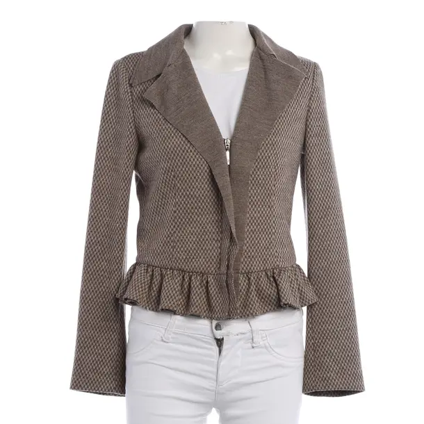 Cardigan, in Brown, Wool, Giorgio Armani