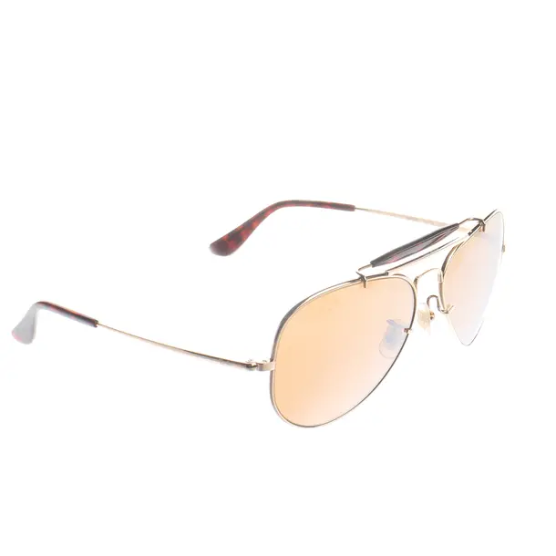 Sonnenbrille, in Gold, Kunststoff / Metall, Ray Ban