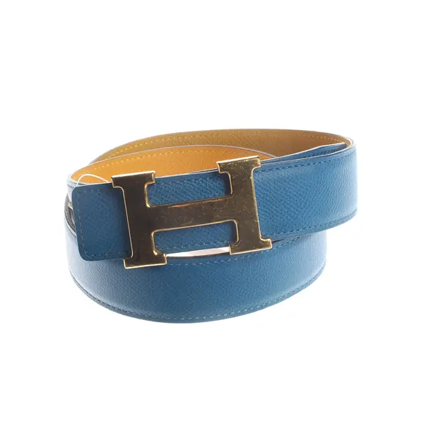 Belt, in Blue, Leather, Hermès