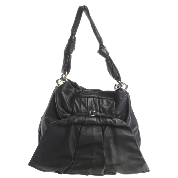 Handtasche, in Schwarz, Leder, Escada