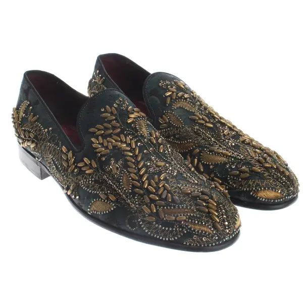 Slip On Shoes, in Green, Dolce & Gabbana